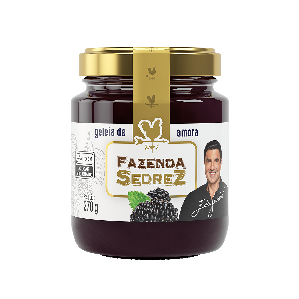Geleia de Amora 270g Fazenda Sedrez