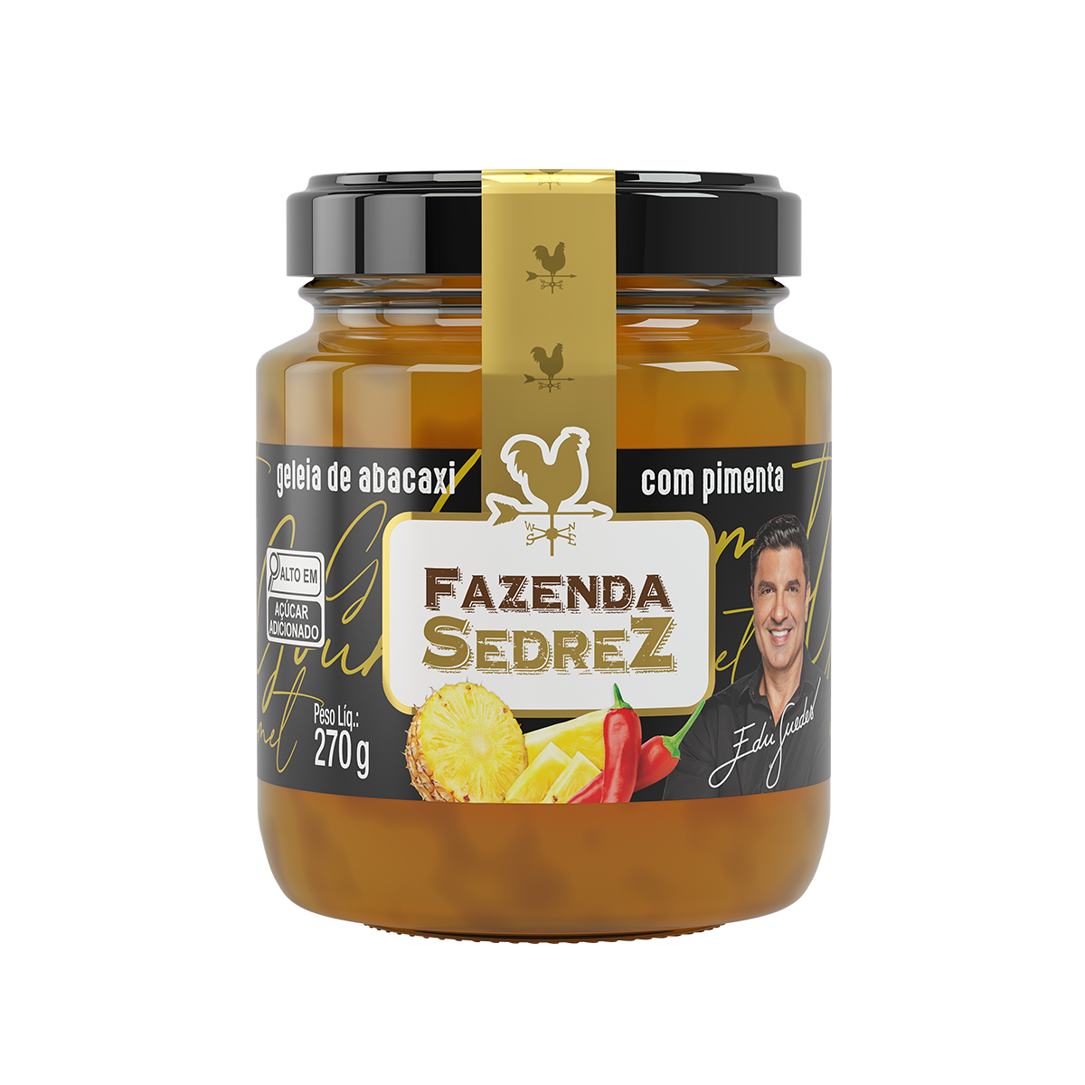 Geleia de Abacaxi com Pimenta 270g Fazenda Sedrez