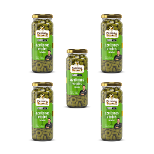 Combo Azeitonas Verdes Fatiadas 320g/160g - Vd. Fazenda Sedrez - 5 unid