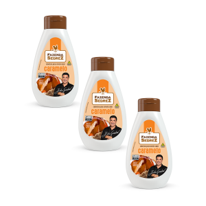 Combo Cobertura para Sorvete Caramelo 280g Fazenda Sedrez - 3 unid