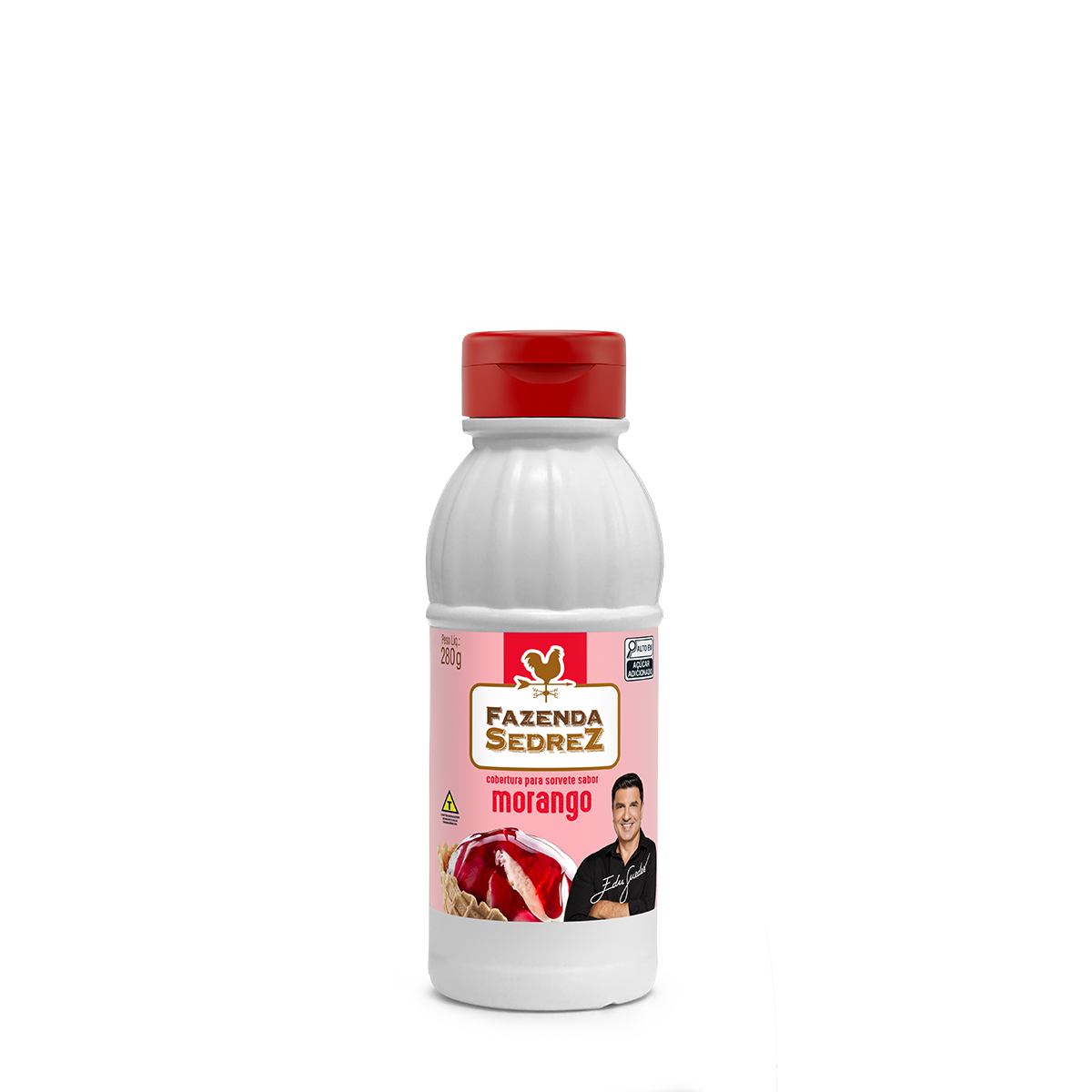 Cobertura para Sorvete Sabor Morango 280g Fazenda Sedrez